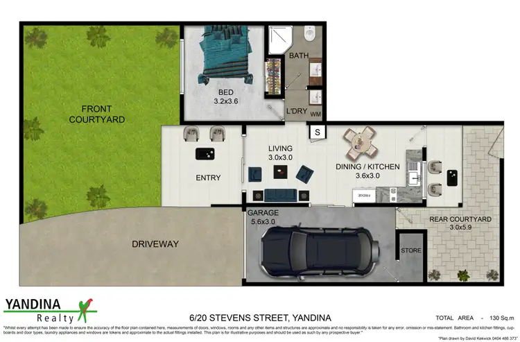 Floorplan of Homely unit listing, Unit 6/20 Stevens St, Yandina QLD 4561