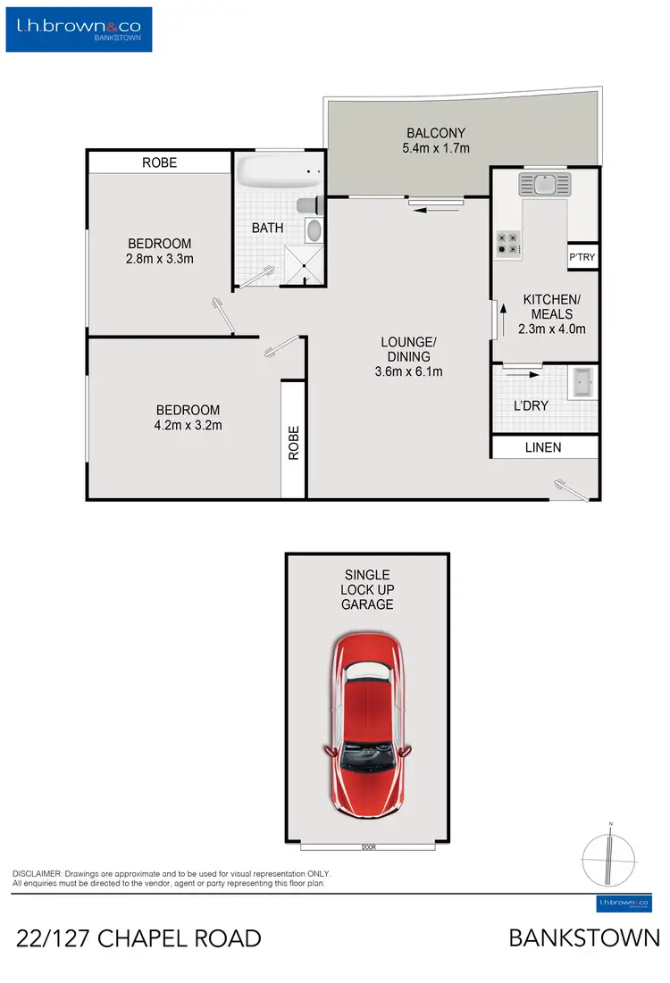 Floorplan of Homely unit listing, Unit 22/127 Chapel Rd, Bankstown NSW 2200