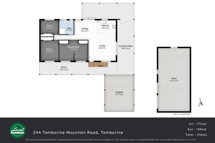 Floorplan of Homely house listing, 244-252 Tamborine Mountain Rd, Tamborine QLD 4270