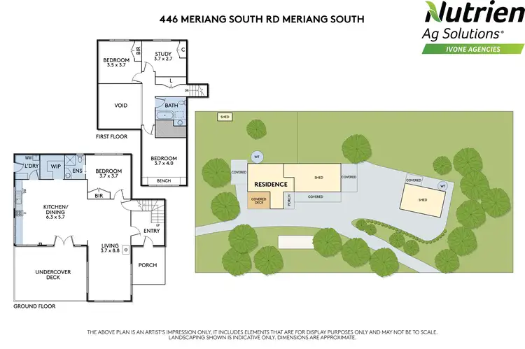Floorplan of Homely rural property listing, 446 Merriang South Rd, Myrtleford VIC 3737