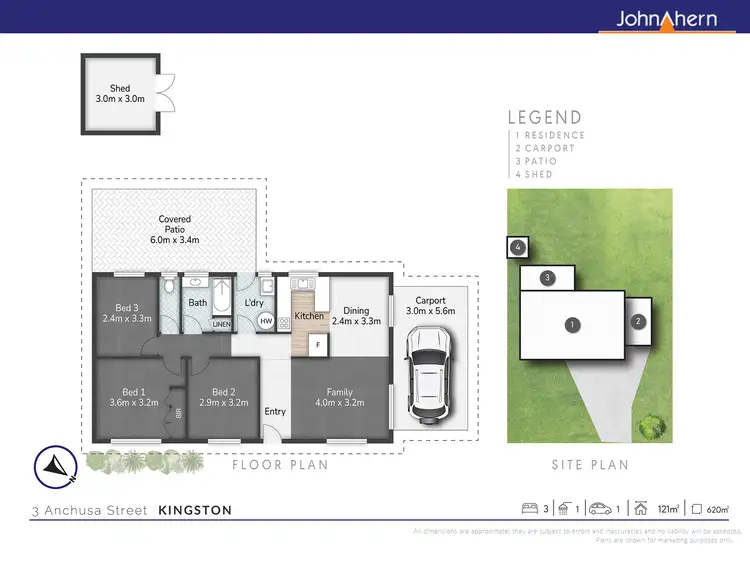 Floorplan of Homely house listing, 3 Anchusa St, Kingston QLD 4114