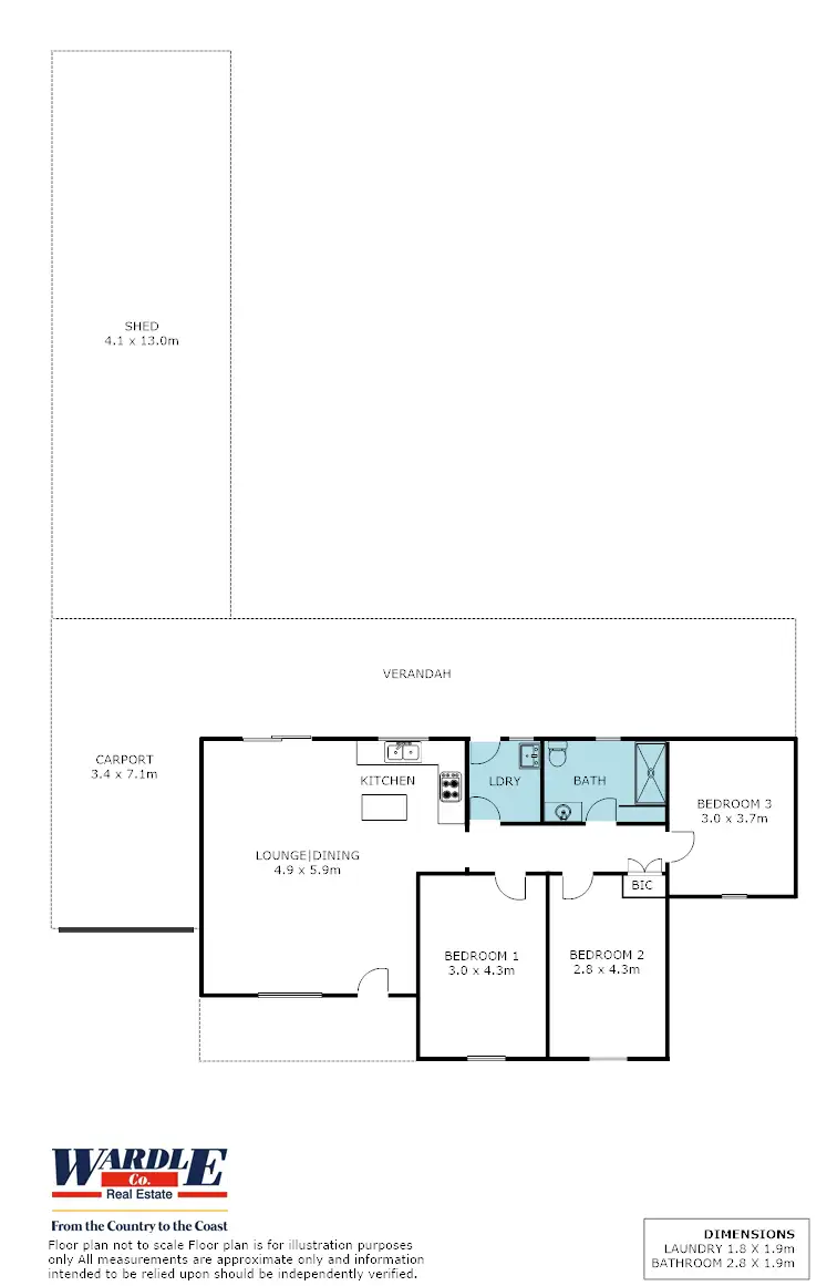 Floorplan of Homely house listing, 14 Lyons St, Crystal Brook SA 5523