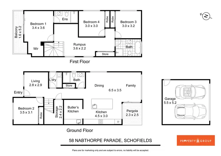 Floorplan of Homely house listing, 58 Nabthorpe Parade, Schofields NSW 2762