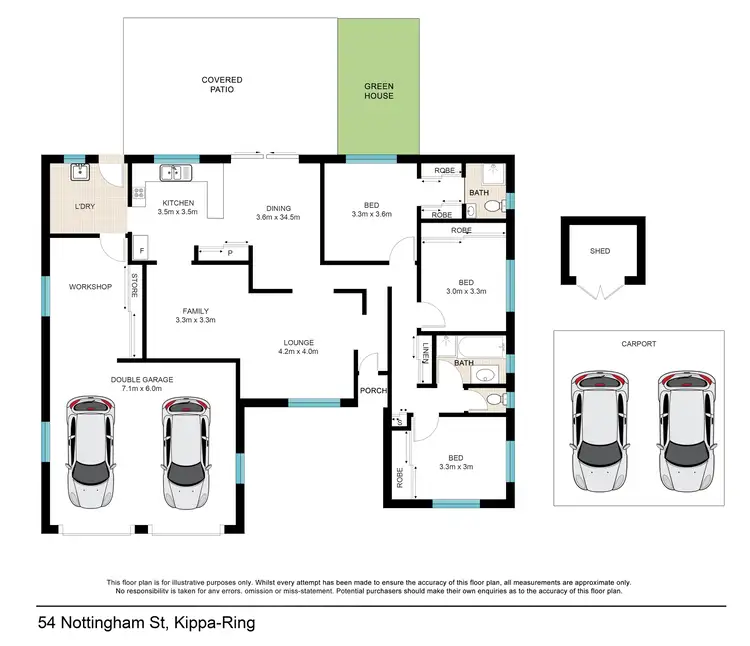 Floorplan of Homely house listing, 54 Nottingham St, Kippa-ring QLD 4021