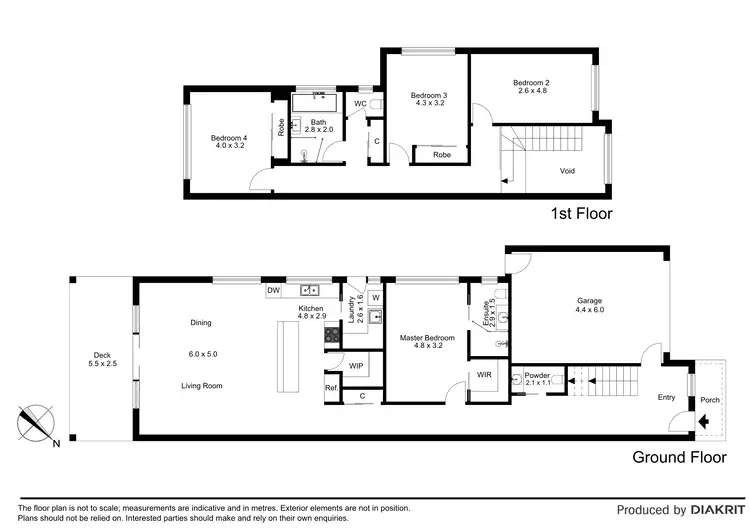 Floorplan of Homely townhouse listing, 9A Woorigoleen Drive, Keilor East VIC 3033