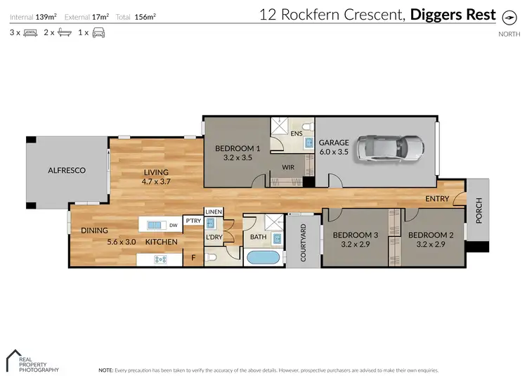 Floorplan of Homely house listing, 12 Rockfern Cres, Diggers Rest VIC 3427