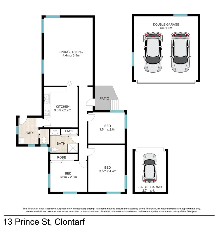 Floorplan of Homely house listing, 13 Prince Street, Clontarf QLD 4019