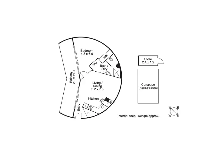 Floorplan of Homely apartment listing, 400/222 Bay Road, Sandringham VIC 3191