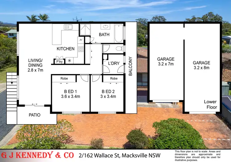 Floorplan of Homely unit listing, Unit 2/162 Wallace St, Macksville NSW 2447