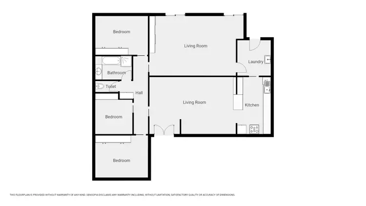 Floorplan of Homely house listing, 85 Longfield St, Stawell VIC 3380