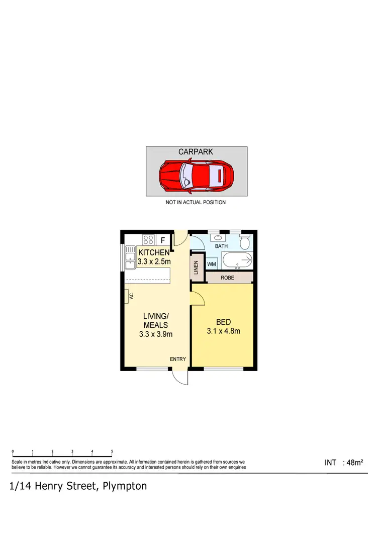 Floorplan of Homely townhouse listing, Apt 1/14 Henry Street, Plympton SA 5038