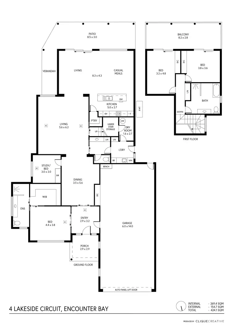 Floorplan of Homely house listing, 4 Lakeside Cct, Encounter Bay SA 5211