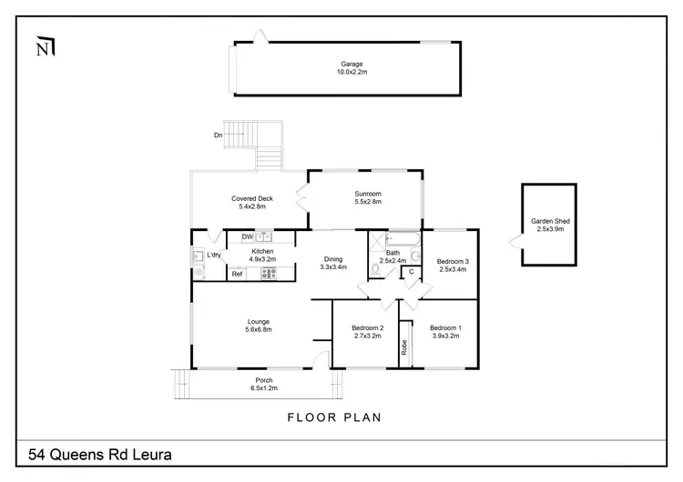 Floorplan of Homely house listing, 54 Queens Rd, Leura NSW 2780