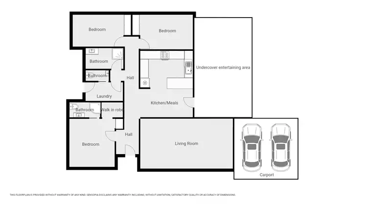 Floorplan of Homely house listing, 21 Walker St, Stawell VIC 3380