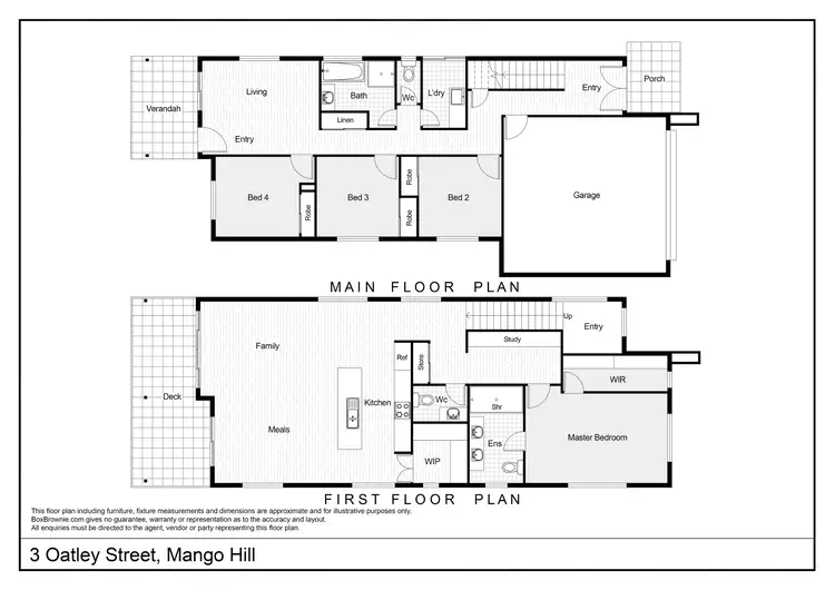Floorplan of Homely house listing, 3 Oatley St, Mango Hill QLD 4509