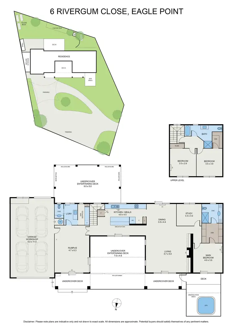 Floorplan of Homely house listing, 6 River Gum Cl, Eagle Point VIC 3878