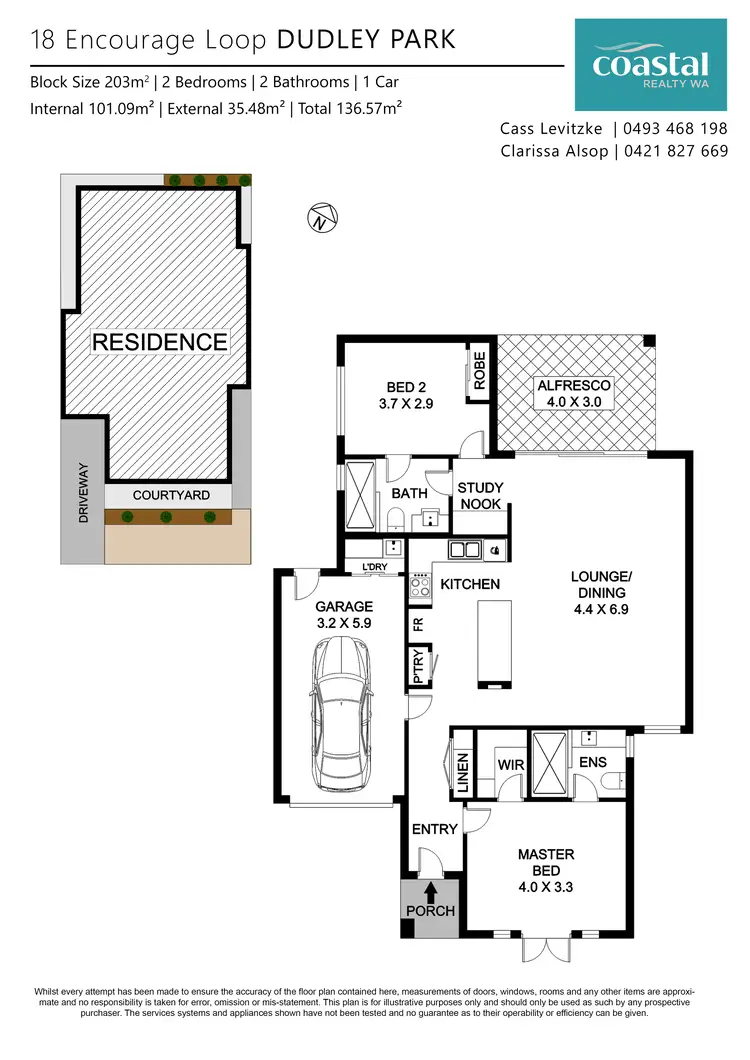 Floorplan of Homely house listing, 18 Encourage Loop, Dudley Park WA 6210