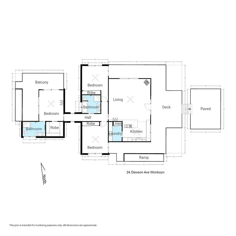 Floorplan of Homely house listing, 24 Dawson Avenue, Wonboyn Lake Via, Eden NSW 2551