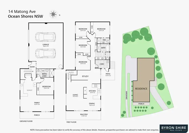 Floorplan of Homely house listing, 14 Matong Dr, Ocean Shores NSW 2483