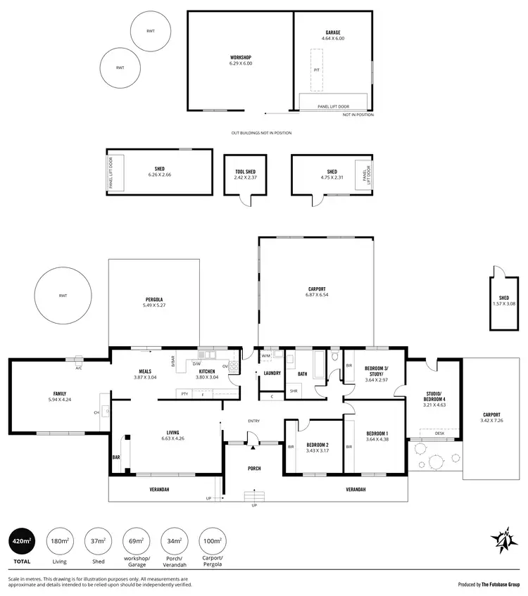Floorplan of Homely house listing, 83 Sprigg Rd, Crafers SA 5152