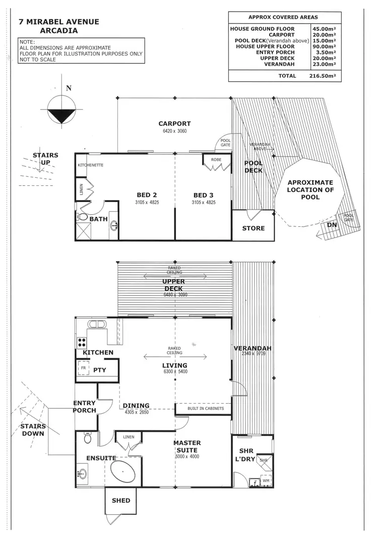 Floorplan of Homely house listing, 7 Mirabel Avenue, Arcadia QLD 4819
