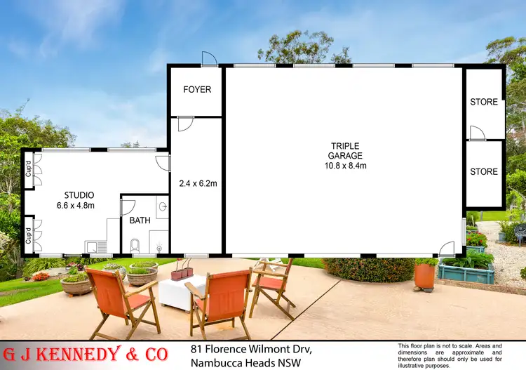 Floorplan of Homely house listing, 81 Florence Wilmont Dr, Nambucca Heads NSW 2448