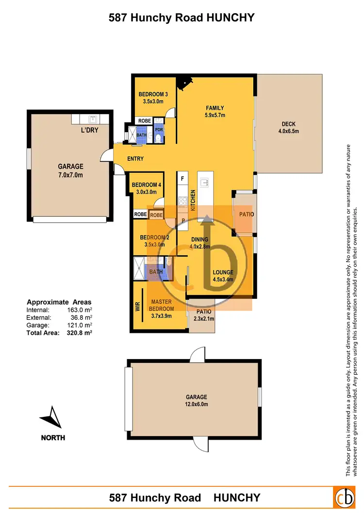 Floorplan of Homely rural property listing, 587 Hunchy Rd, Hunchy QLD 4555