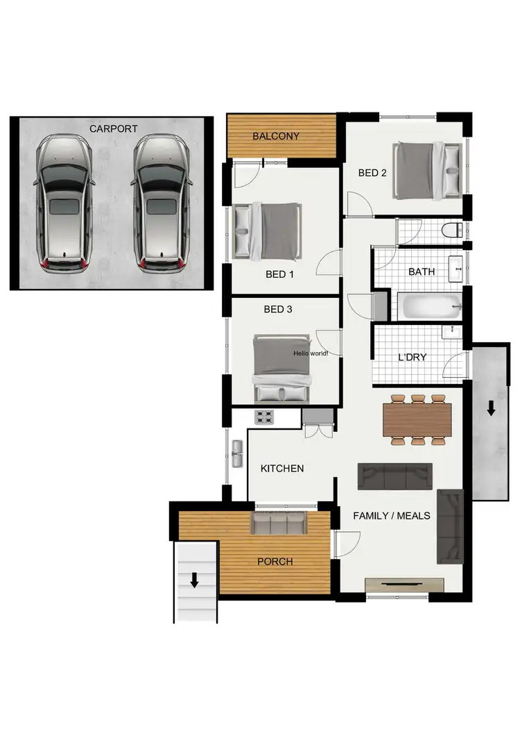 Floorplan of Homely house listing, 20 Crater St, Inala QLD 4077