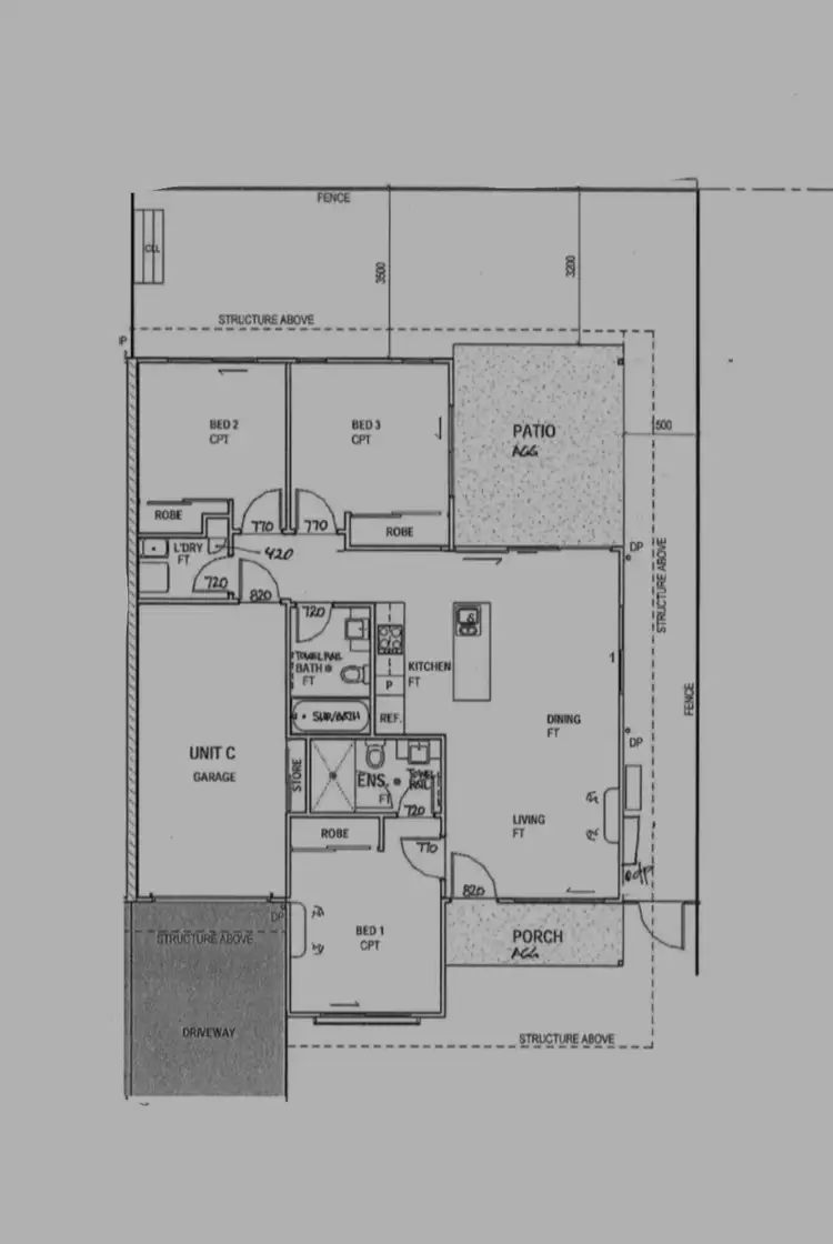 Floorplan of Homely townhouse listing, Unit 15/20 Oakwood Rd, Warner QLD 4500