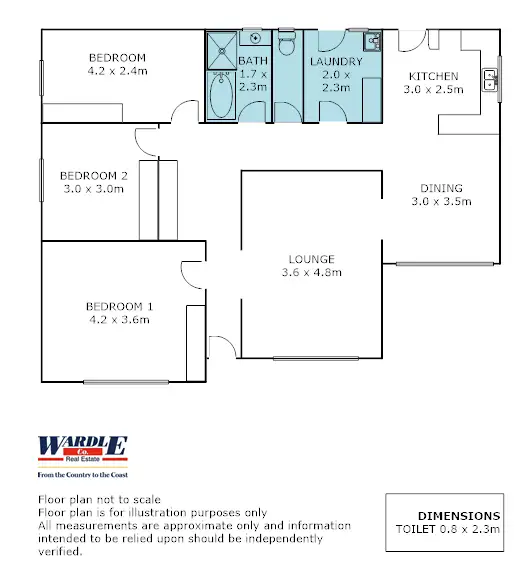 Floorplan of Homely house listing, 18 Ronald Street, Port Pirie SA 5540