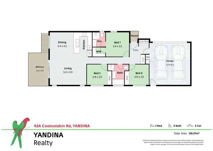 Floorplan of Homely house listing, 42A Cooloolabin Rd, Yandina QLD 4561
