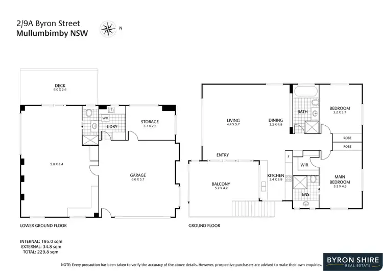 Floorplan of Homely house listing, 2/9A Byron Steet, Mullumbimby NSW 2482
