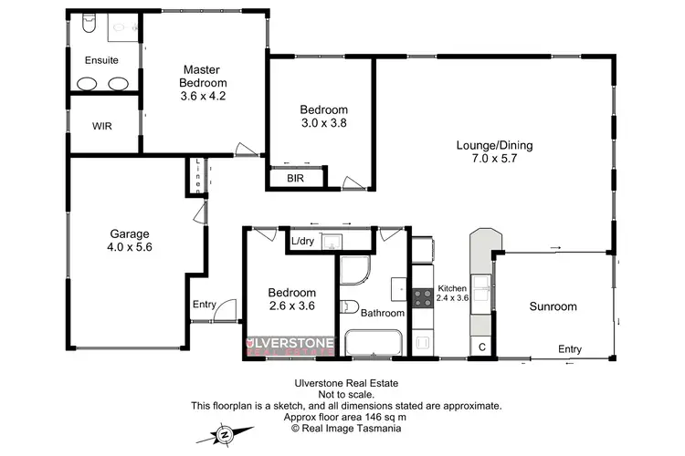 Floorplan of Homely unit listing, Unit 4/4-6 Bertha St, West Ulverstone TAS 7315