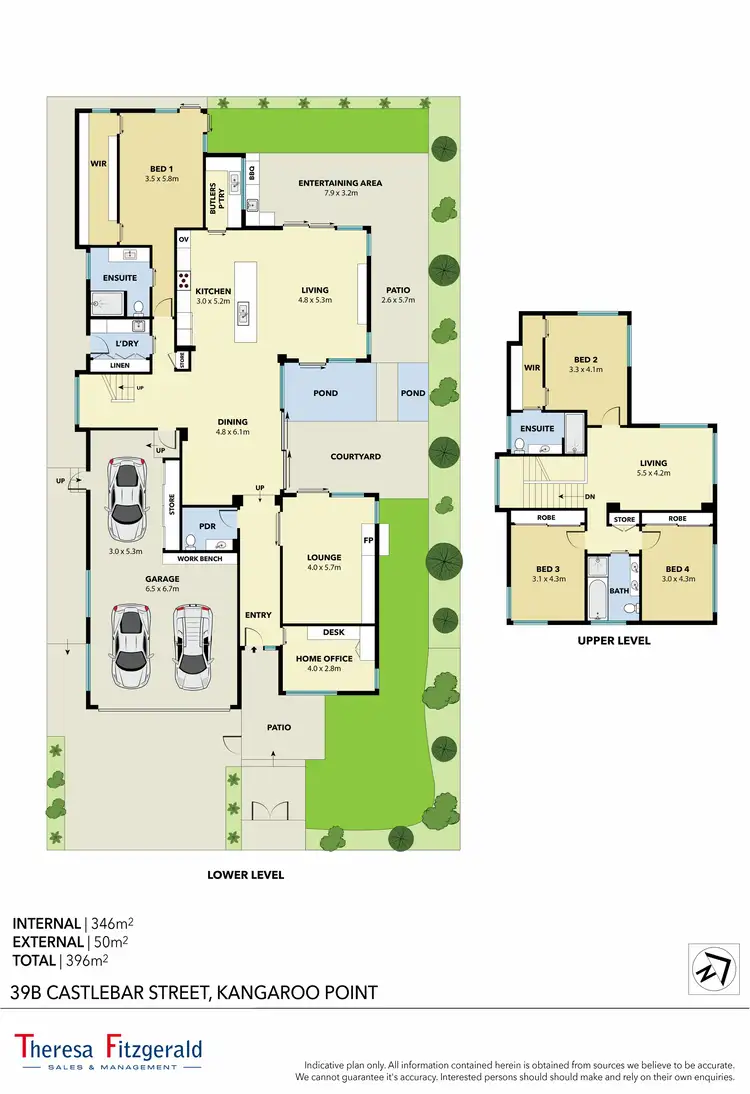 Floorplan of Homely house listing, 39B Castlebar St, Kangaroo Point QLD 4169