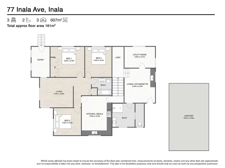 Floorplan of Homely house listing, 77 Inala Ave, Inala QLD 4077