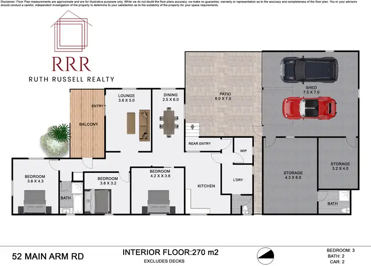 Floorplan of Homely house listing, 52 Main Arm Rd, Mullumbimby NSW 2482