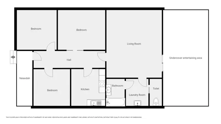 Floorplan of Homely house listing, 32 Maud St, Stawell VIC 3380