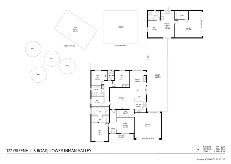 Floorplan of Homely house listing, 177 Greenhills Rd, Lower Inman Valley SA 5211