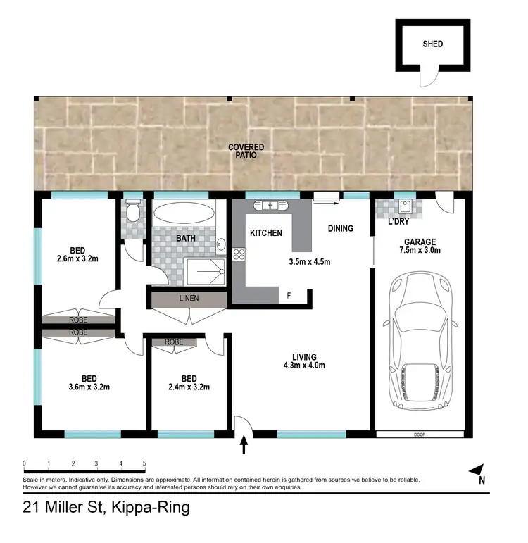 Floorplan of Homely house listing, 21 Miller Street, Kippa-ring QLD 4021
