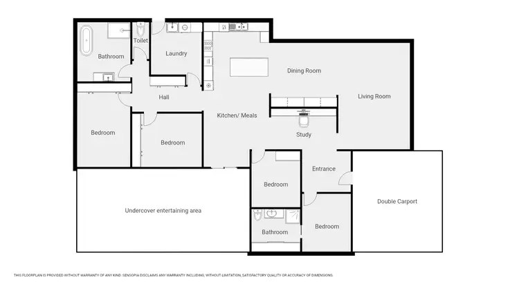 Floorplan of Homely house listing, 53 Sharpley Ave, Stawell VIC 3380