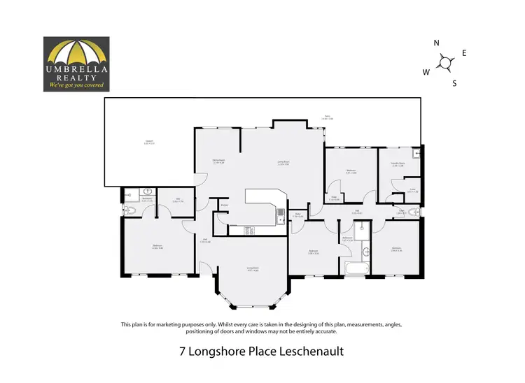 Floorplan of Homely house listing, 7 Longshore Pl, Leschenault WA 6233