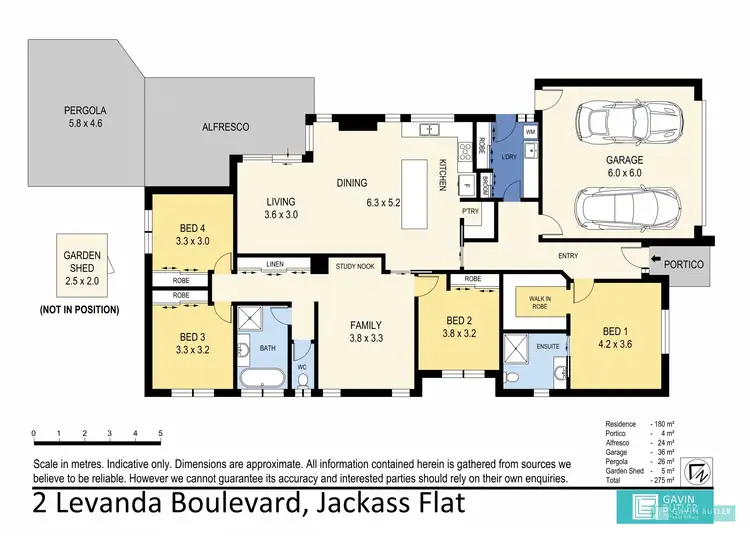 Floorplan of Homely house listing, 2 Levanda Bvd, Jackass Flat VIC 3556