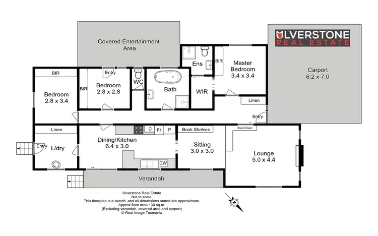 Floorplan of Homely house listing, 56 Richardson St, West Ulverstone TAS 7315
