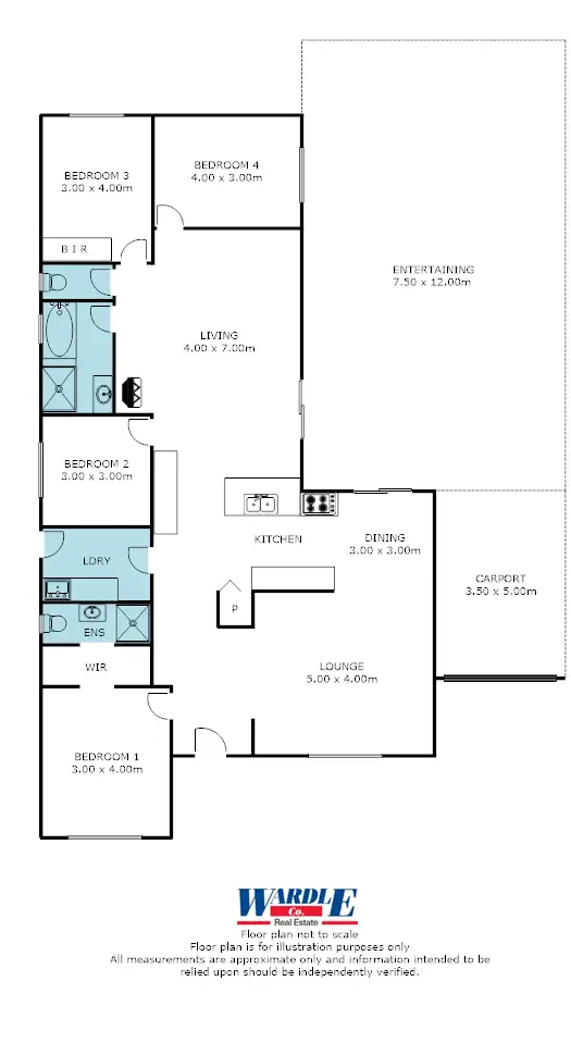 Floorplan of Homely house listing, 20 Second St, Napperby SA 5540