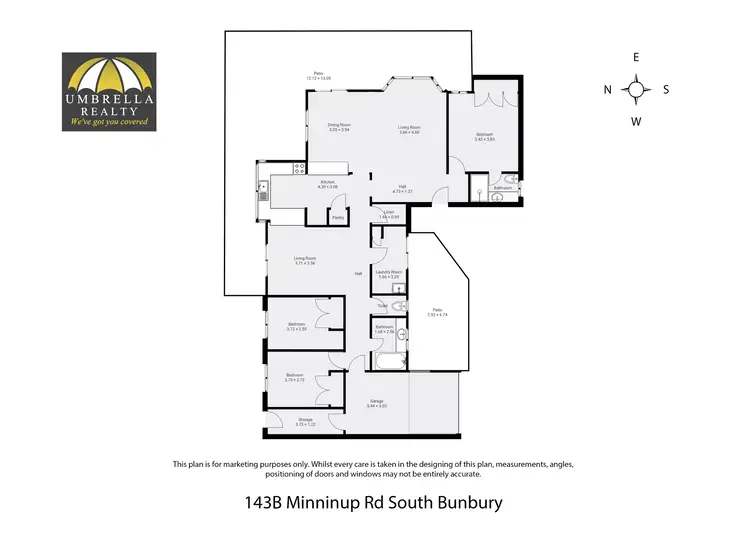 Floorplan of Homely unit listing, 143B Minninup Rd, South Bunbury WA 6230