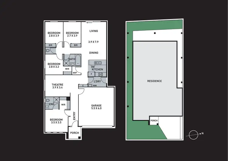 Floorplan of Homely house listing, 4 Kallista Circuit, Officer VIC 3809
