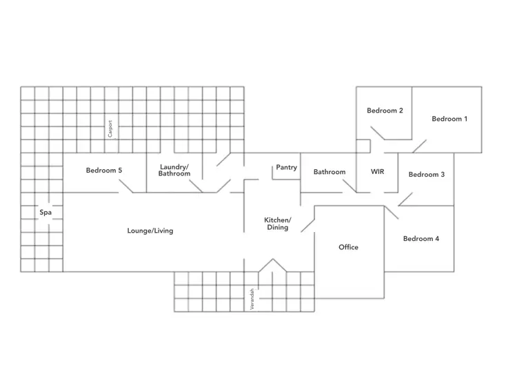 Floorplan of Homely rural property listing, 5422 Clay Wells Road, Penola SA 5277