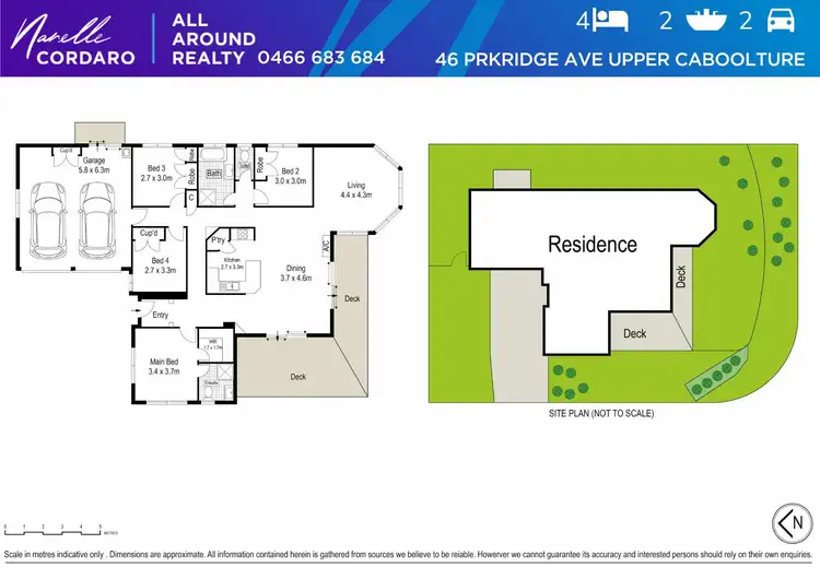 Floorplan of Homely house listing, 46 Parkridge Ave, Upper Caboolture QLD 4510