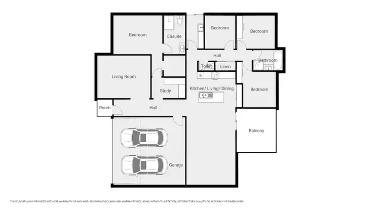 Floorplan of Homely house listing, 16 Maud St, Stawell VIC 3380