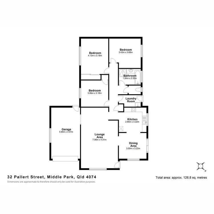 Floorplan of Homely house listing, 32 Pallert St, Middle Park QLD 4074